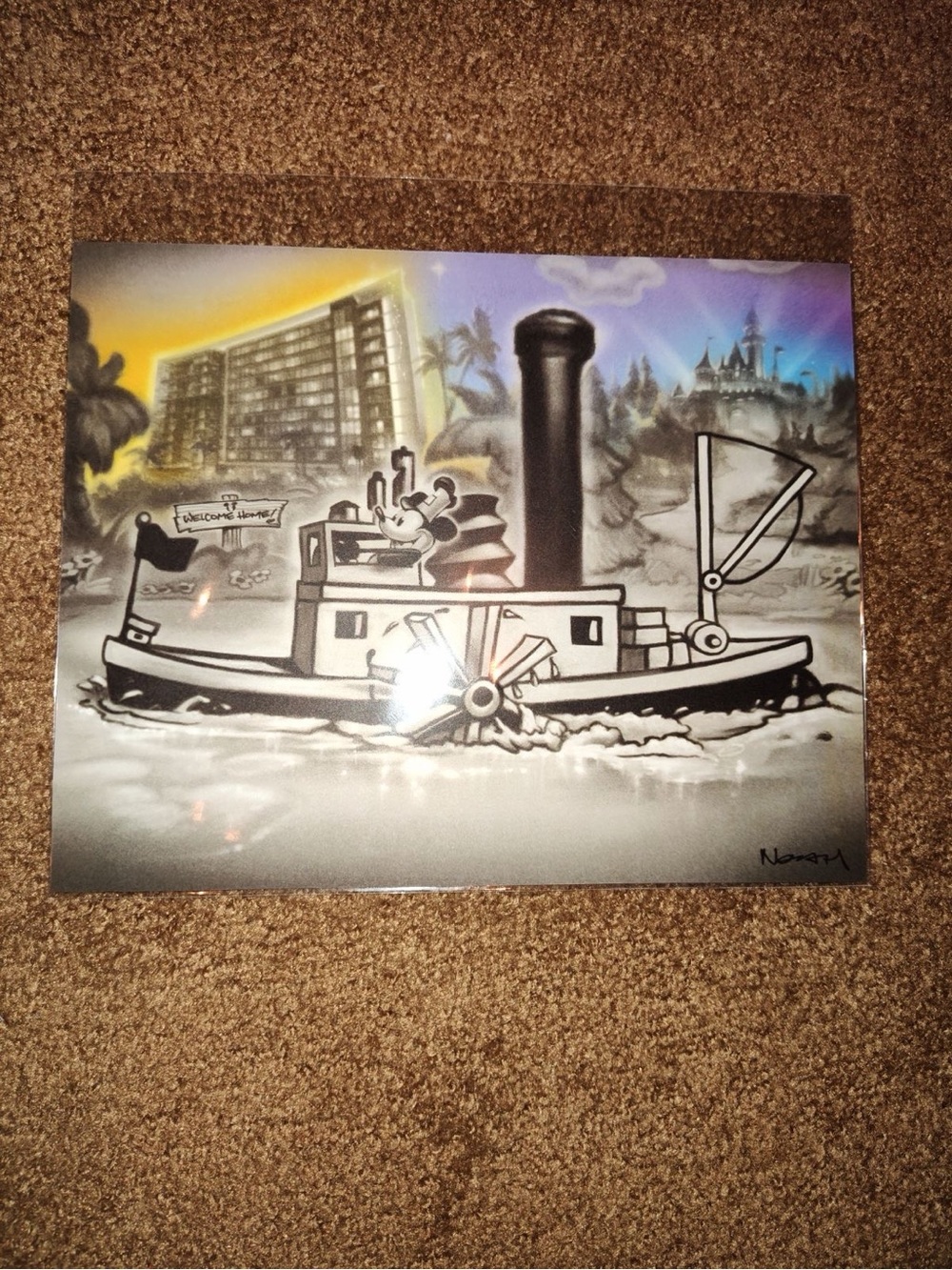 Steamboat Willie Mickey Mouse Artwork